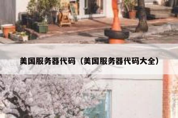 美国服务器代码(美国服务器代码大全) 第1张 美国服务器代码(美国服务器代码大全) 第1张