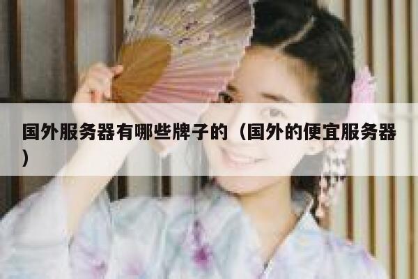 国外服务器有哪些牌子的(国外的便宜服务器) 第1张 国外服务器有哪些牌子的(国外的便宜服务器) 第1张
