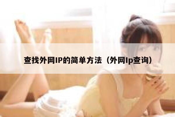 查找外网IP的简单方法（外网Ip查询） 第1张
