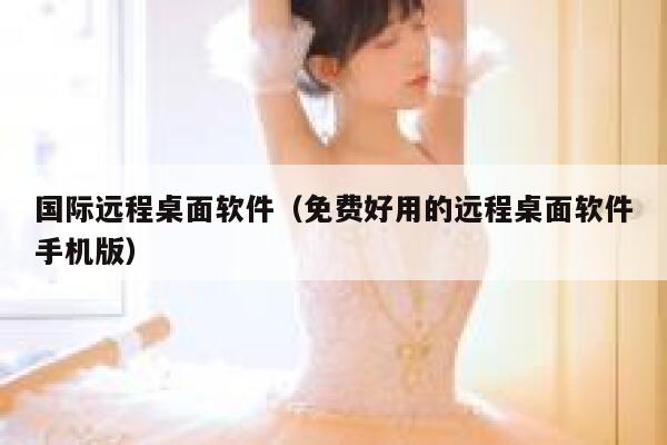 国际远程桌面软件（免费好用的远程桌面软件手机版） 第1张