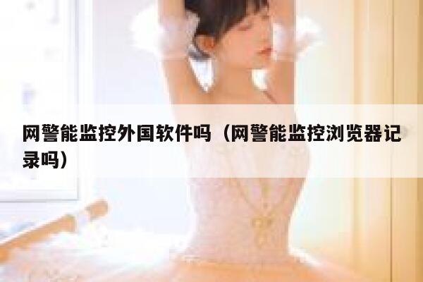 网警能监控外国软件吗（网警能监控浏览器记录吗） 第1张