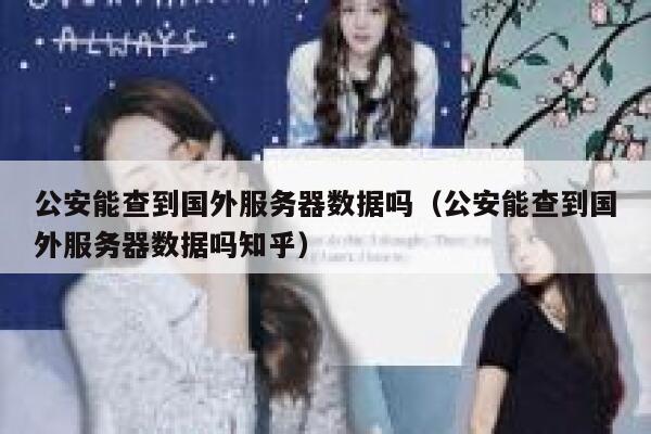 公安能查到国外服务器数据吗（公安能查到国外服务器数据吗知乎） 第1张