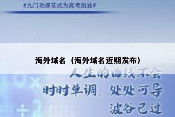 海外域名(海外域名近期发布) 第1张 海外域名(海外域名近期发布) 第1张
